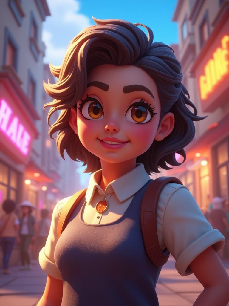 Still image from exciting social game